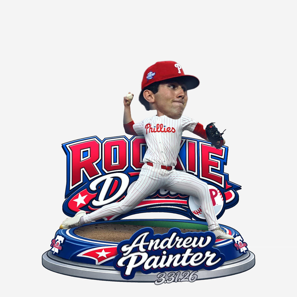 Andrew Painter Philadelphia Phillies MLB Debut Bobblehead FOCO - FOCO.com