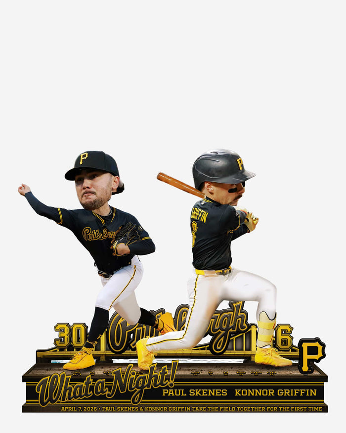 Paul Skenes & Konnor Griffin Pittsburgh Pirates Dual Gamebreaker Bobblehead FOCO - FOCO.com