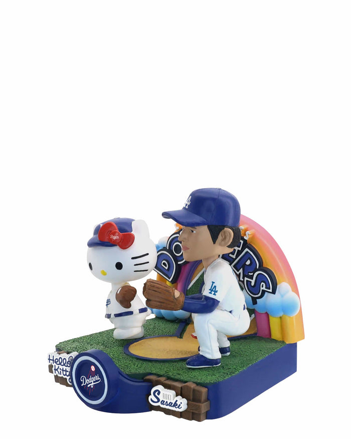 Roki Sasaki & Hello Kitty® Los Angeles Dodgers Dual Mini Bobblehead Scene