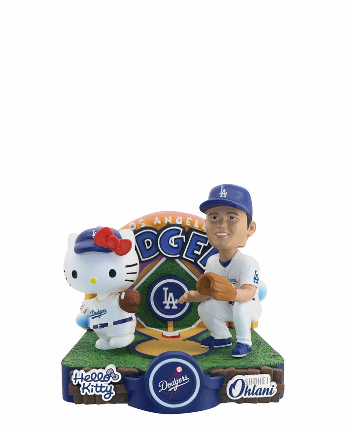 Shohei Ohtani & Hello Kitty® Los Angeles Dodgers Dual Mini Bobblehead Scene