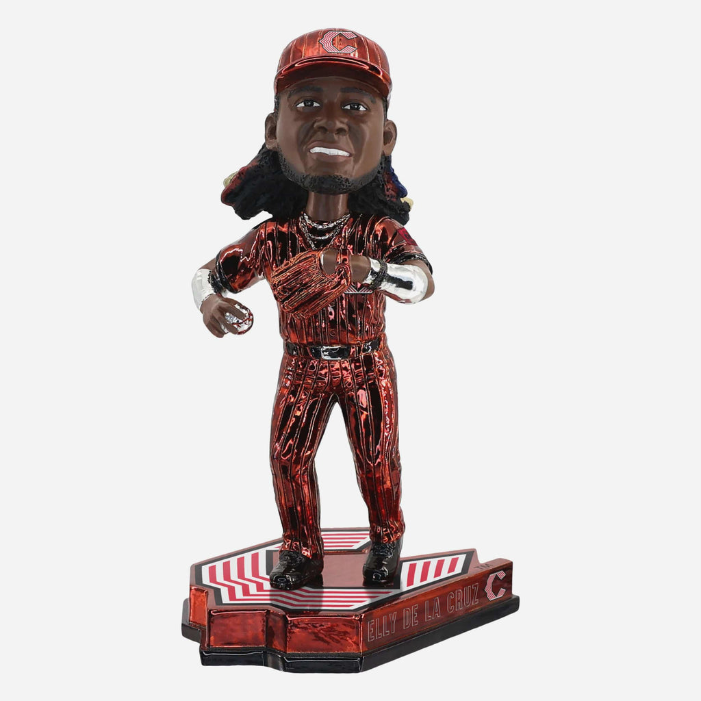 Elly De La Cruz Cincinnati Reds 2026 City Connect Electroplated Bobblehead FOCO - FOCO.com