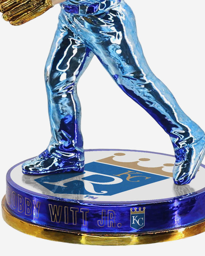 Bobby Witt Jr Kansas City Royals Powder Blue Electroplated Edition Bobblehead FOCO - FOCO.com