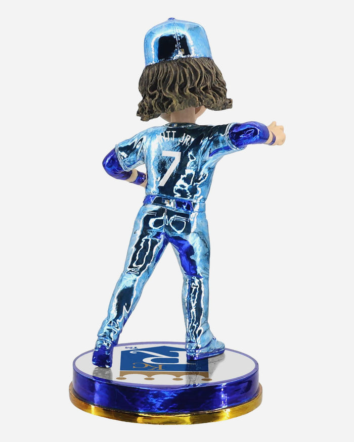 Bobby Witt Jr Kansas City Royals Powder Blue Electroplated Edition Bobblehead FOCO - FOCO.com