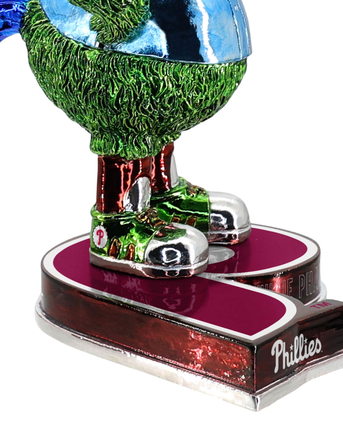 Phillie Phanatic Philadelphia Phillies Powder Blue Electroplated Mascot Bobblehead