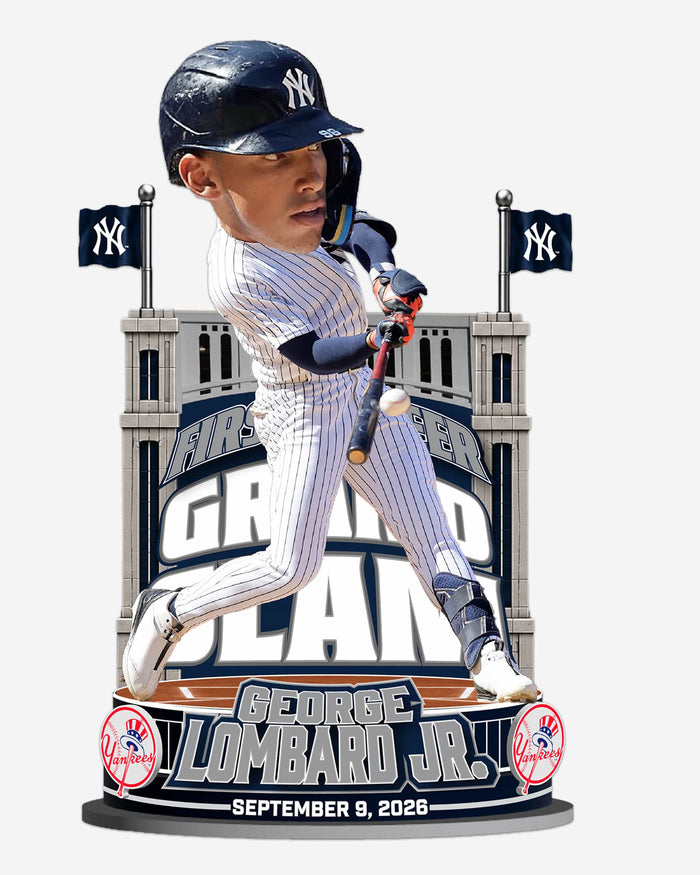 George Lombard Jr New York Yankees First Career Grand Slam Bobblehead