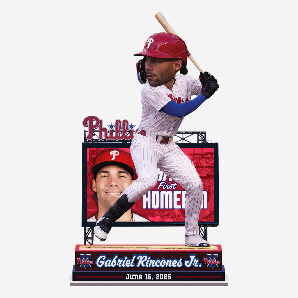 Gabriel Rincones Jr Philadelphia Phillies First Home Run Bobblehead FOCO - FOCO.com