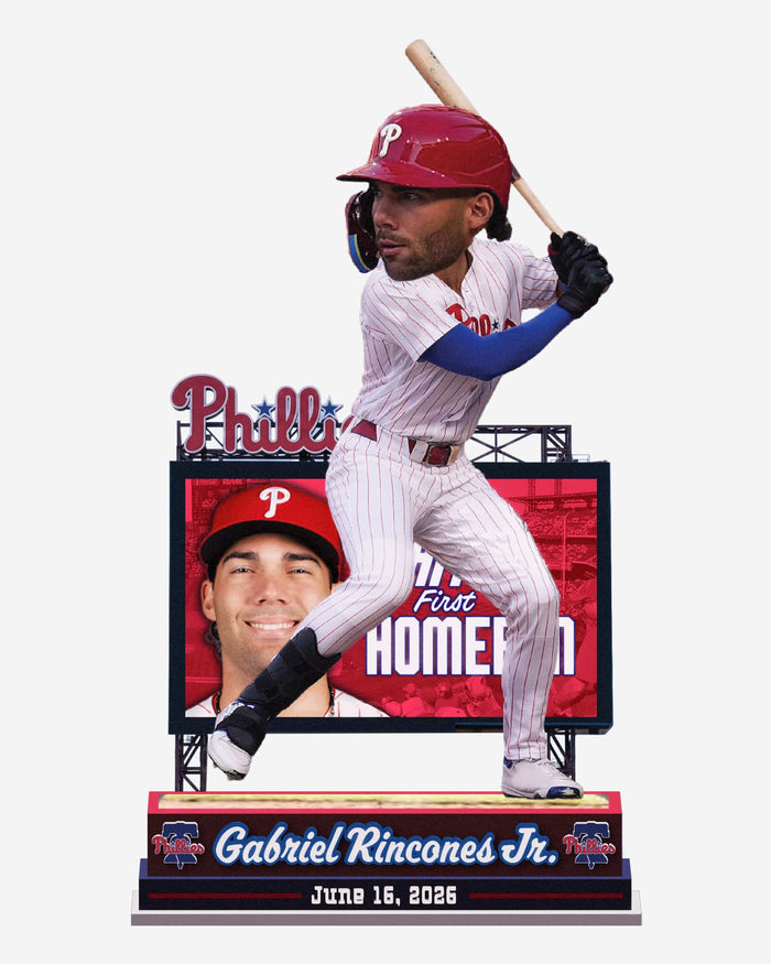 Gabriel Rincones Jr Philadelphia Phillies First Home Run Bobblehead