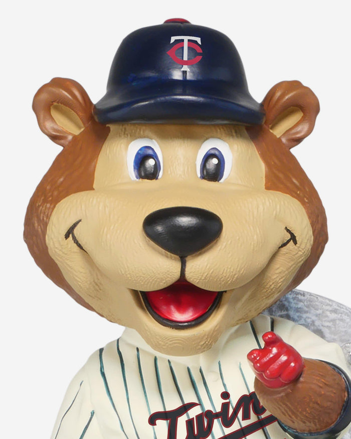 TC Bear Minnesota Twins 2026 Dyersville Cornfield Mascot Bobblehead FOCO - FOCO.com