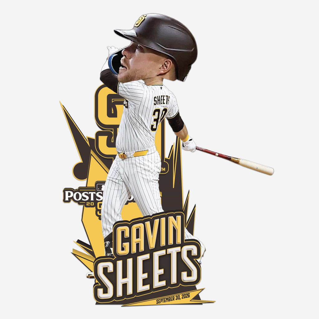 Gavin Sheets San Diego Padres 2026 Wild Card Gamebreaker Bobblehead FOCO - FOCO.com
