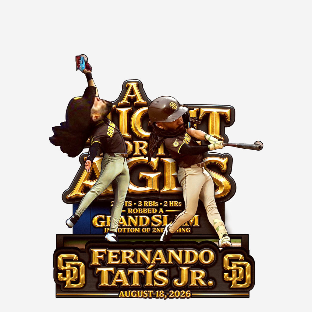 Fernando Tatis Jr San Diego Padres Gamebreaker Dual Mini Bobblehead Scene FOCO - FOCO.com