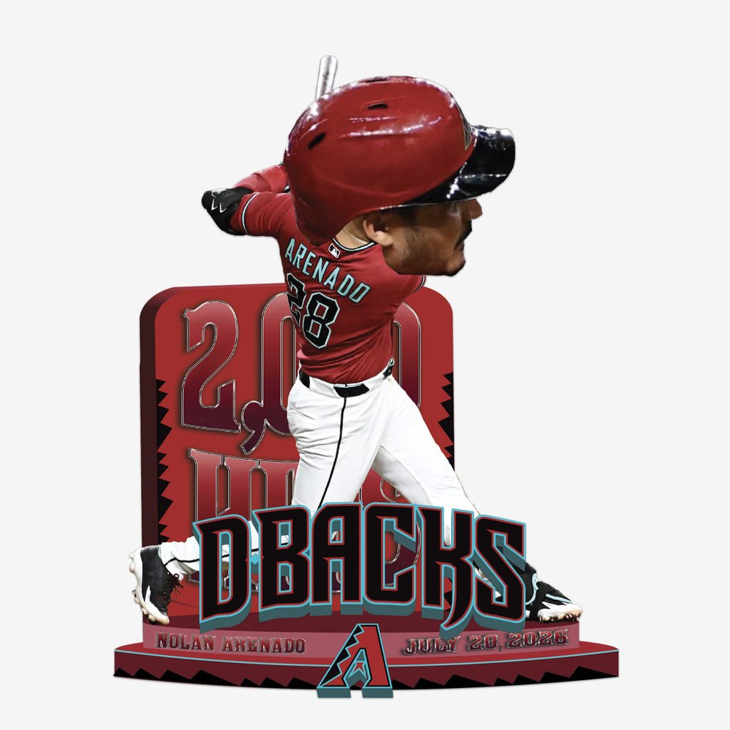 Nolan Arenado Arizona Diamondbacks 2,000 Career Hits Milestone Bobblehead
