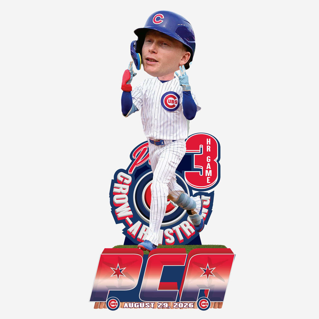 Pete Crow-Armstrong Chicago Cubs 3 Home Run Game Bobblehead FOCO - FOCO.com