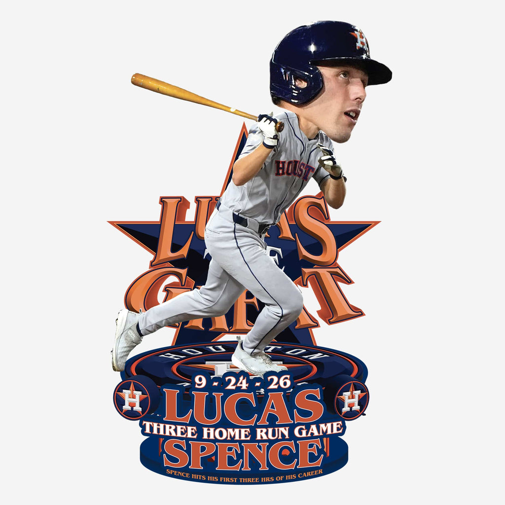 Lucas Spence Houston Astros 3 Home Run Game Bobblehead