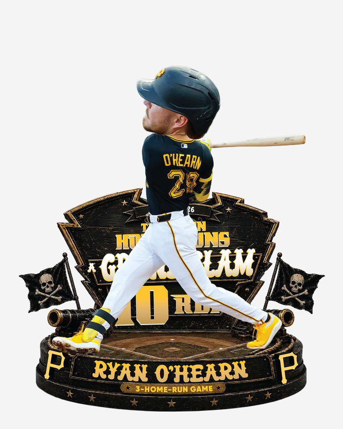 Ryan O'Hearn Pittsburgh Pirates 3 Home Run Game Bobblehead
