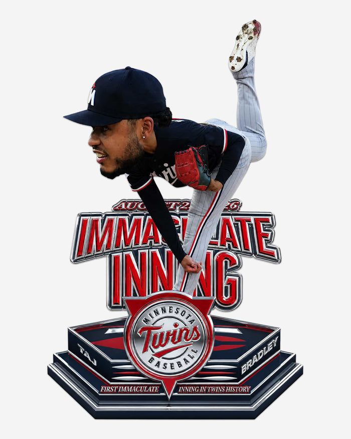 Taj Bradley Minnesota Twins Immaculate Inning Bobblehead