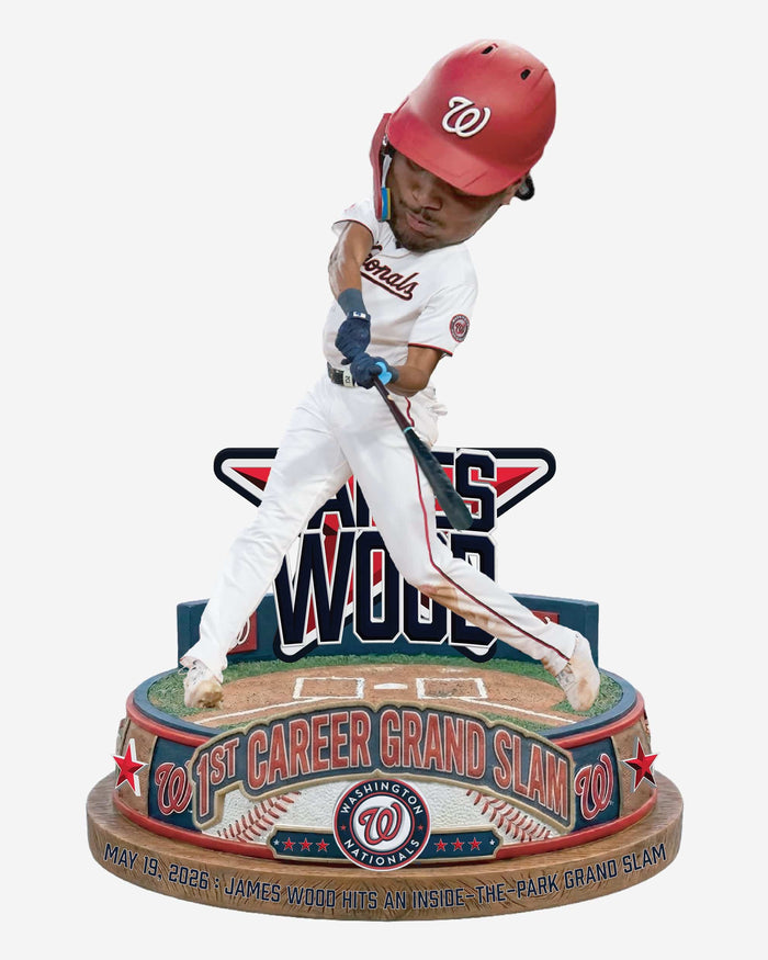 James Wood Washington Nationals Inside the Park Grand Slam Bobblehead FOCO - FOCO.com