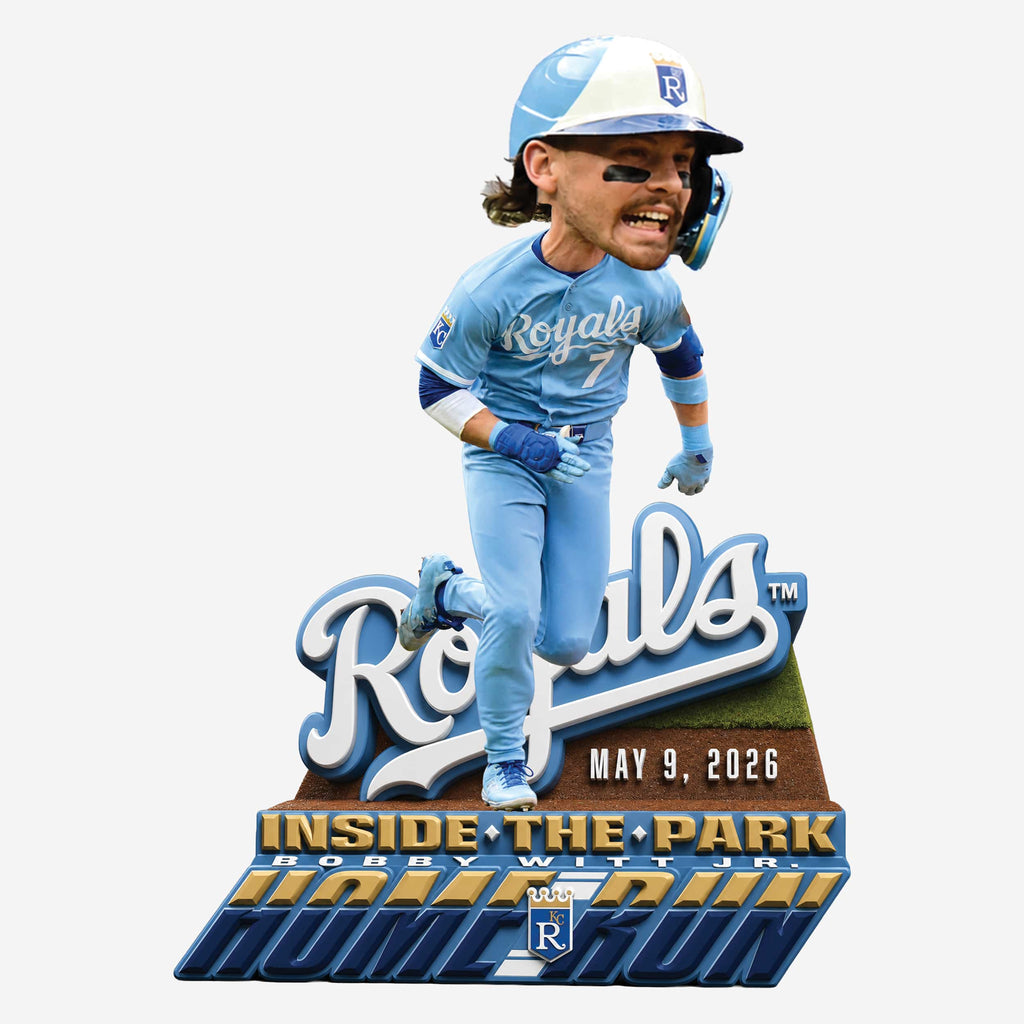 Bobby Witt Jr Kansas City Royals Inside the Park Home Run Bobblehead FOCO - FOCO.com