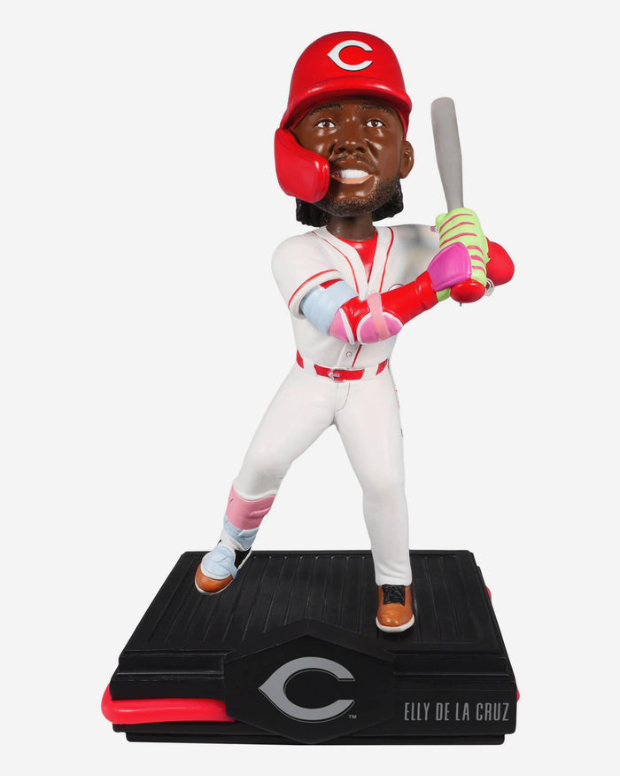 Elly De La Cruz Cincinnati Reds 2026 Light Up Bat Bobblehead FOCO - FOCO.com