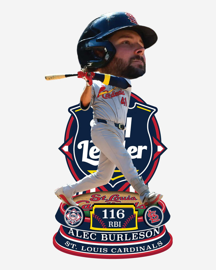 Alec Burleson St Louis Cardinals 2026 NL RBI Leader Bobblehead FOCO - FOCO.com