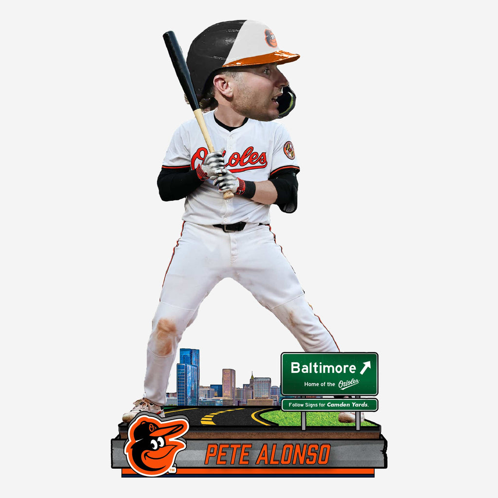 Pete Alonso Baltimore Orioles Next Stop Bobblehead FOCO - FOCO.com