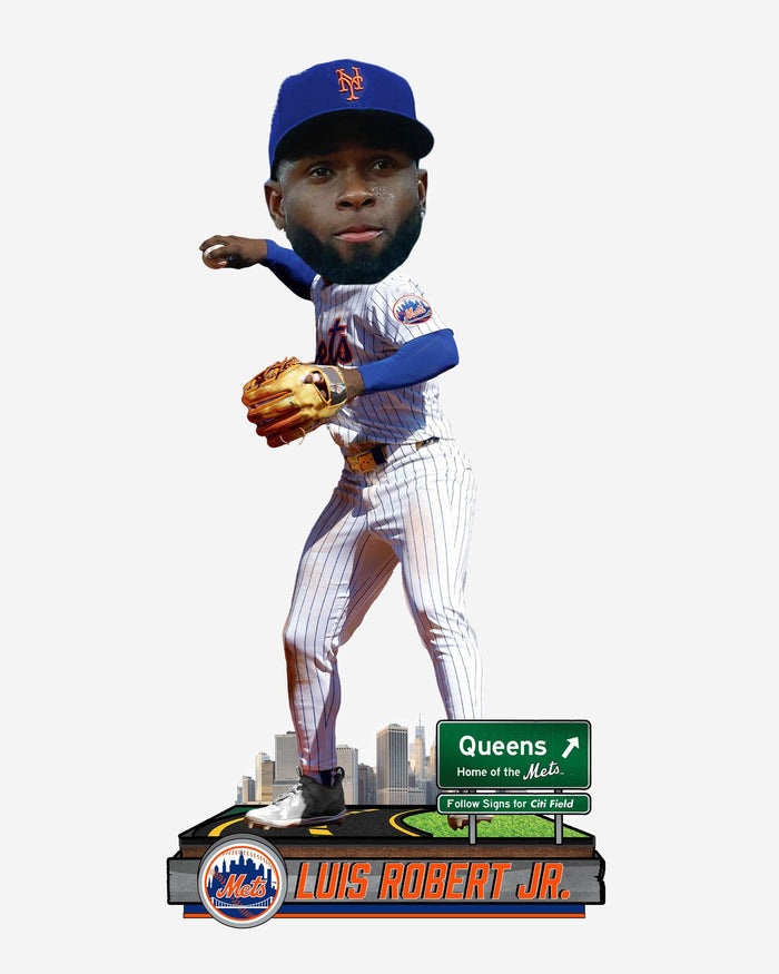 Luis Robert Jr New York Mets Next Stop Bobblehead FOCO - FOCO.com