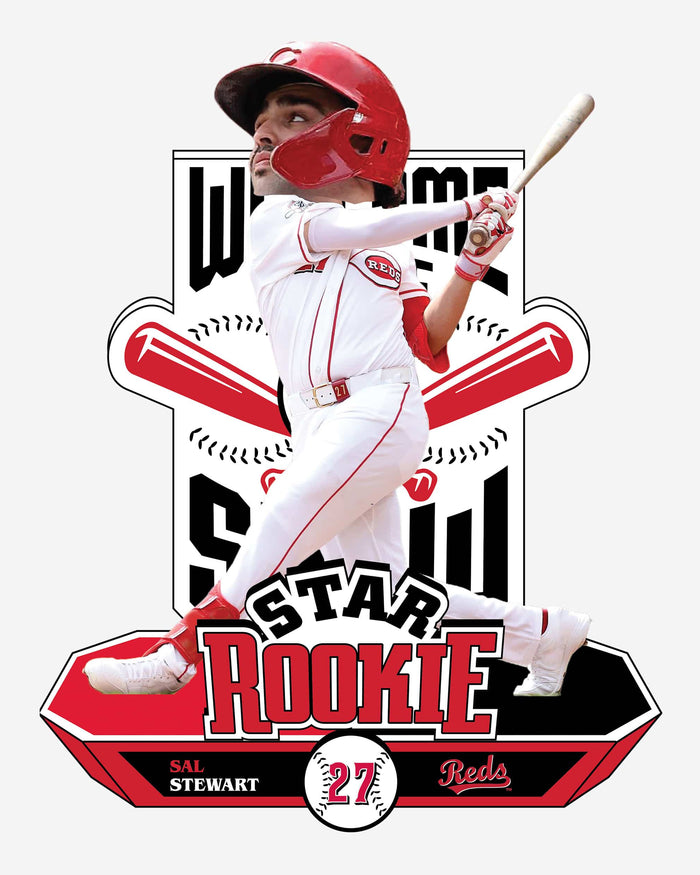 Sal Stewart Cincinnati Reds Star Rookie Bobblehead FOCO - FOCO.com