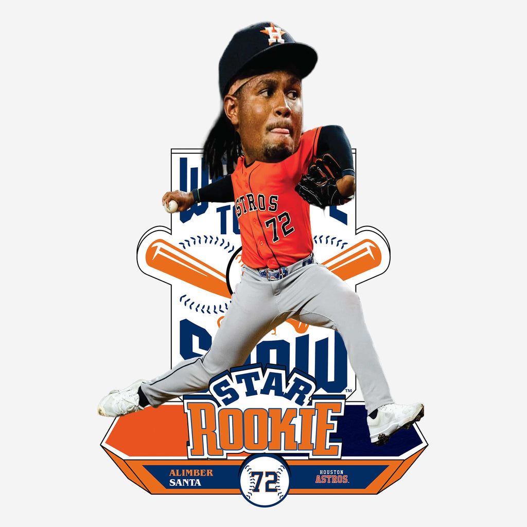 Alimber Santa Houston Astros Star Rookie Bobblehead FOCO - FOCO.com