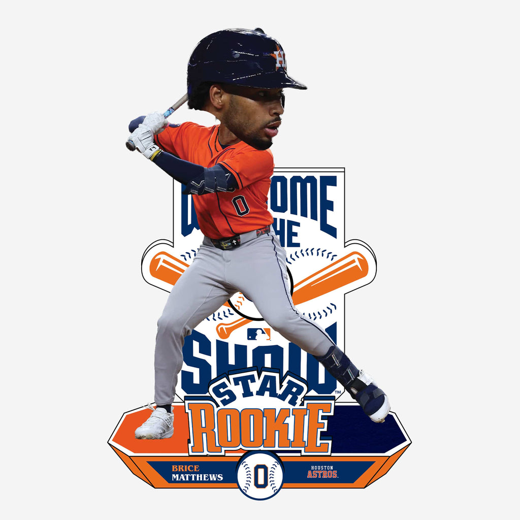 Brice Matthews Houston Astros Star Rookie Bobblehead FOCO - FOCO.com