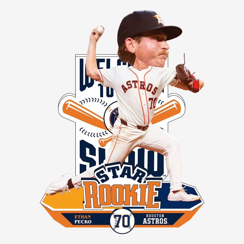Ethan Pecko Houston Astros Star Rookie Bobblehead FOCO - FOCO.com