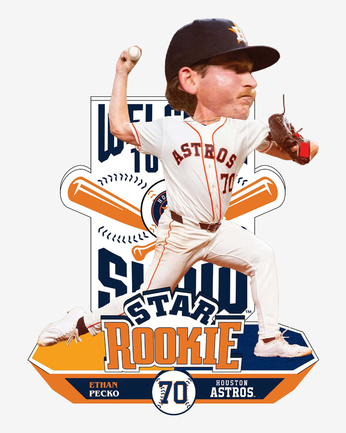 Ethan Pecko Houston Astros Star Rookie Bobblehead FOCO - FOCO.com