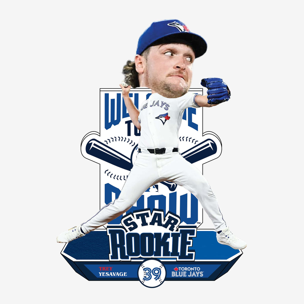 Trey Yesavage Toronto Blue Jays Star Rookie Bobblehead FOCO - FOCO.com