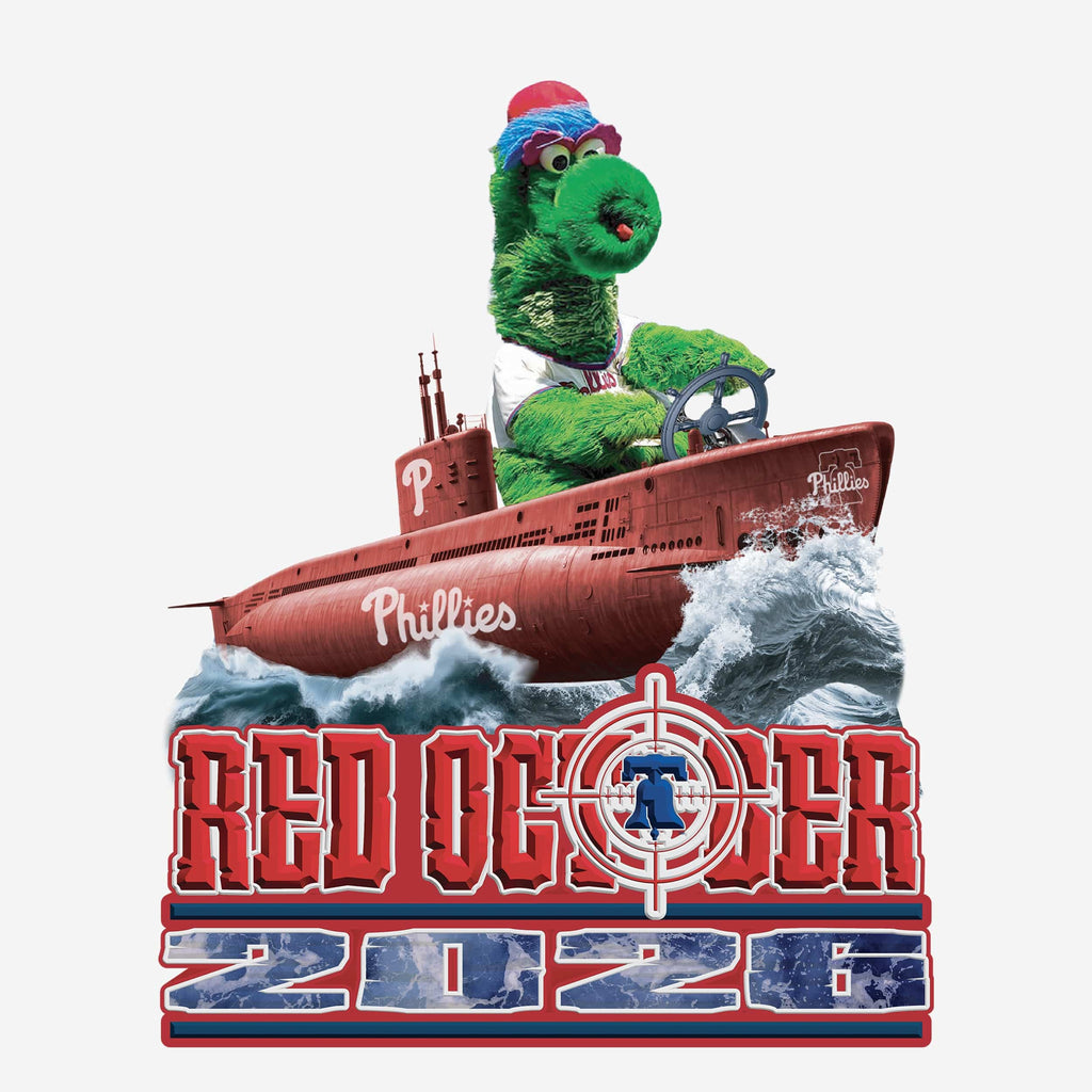 Phillie Phanatic Philadelphia Phillies 2026 Red October Mascot Bobblehead FOCO - FOCO.com