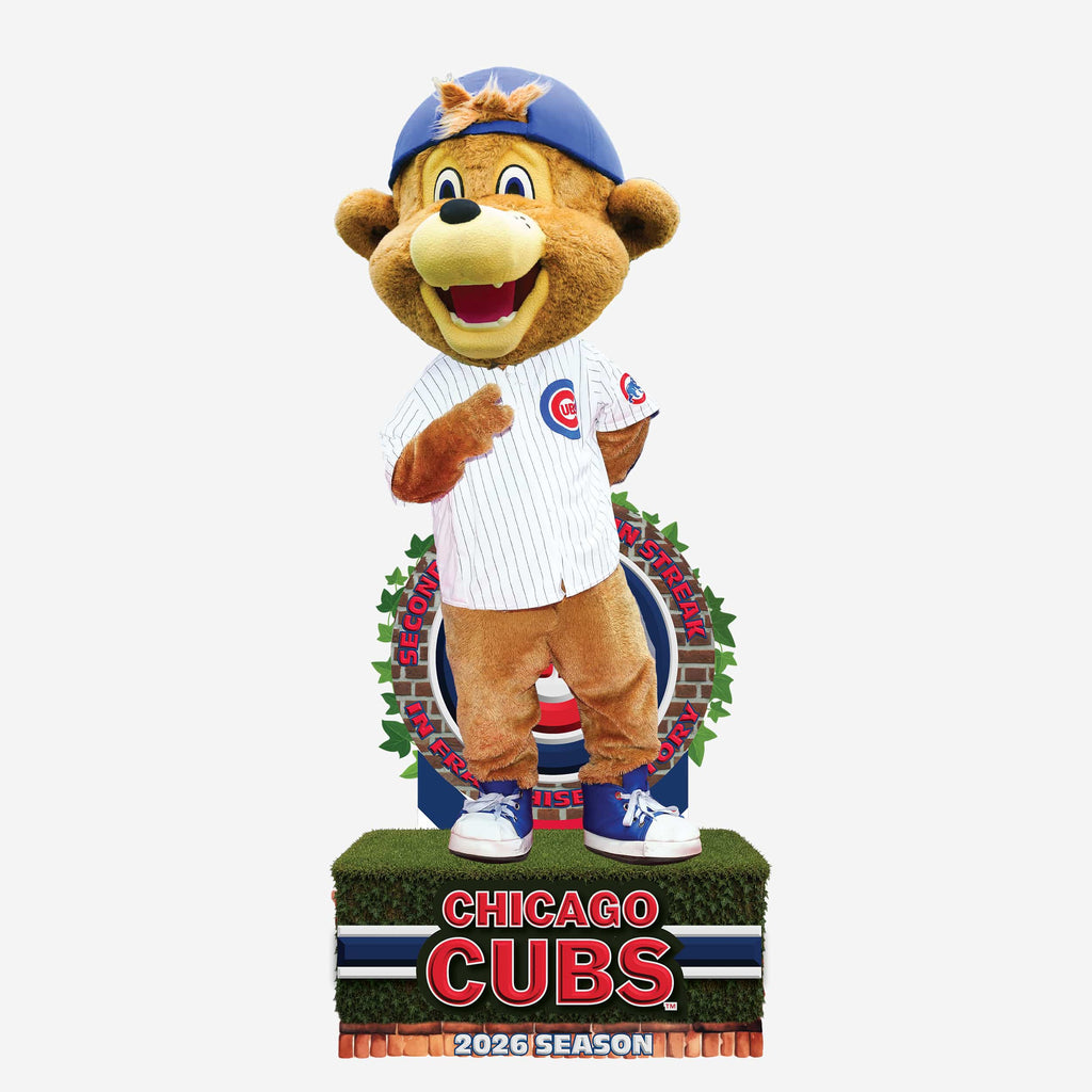 Clark Chicago Cubs Second 10-Game Winning Streak Mascot Bobblehead FOCO - FOCO.com