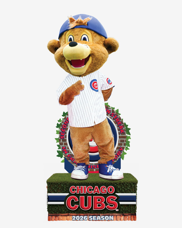 Clark Chicago Cubs Second 10-Game Winning Streak Mascot Bobblehead FOCO - FOCO.com