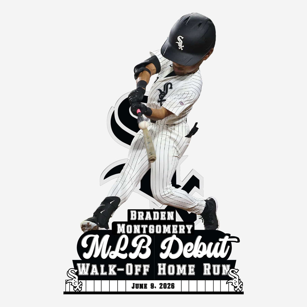 Braden Montgomery Chicago White Sox Walk-Off Home Run MLB Debut Bobblehead FOCO - FOCO.com