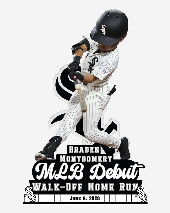 Braden Montgomery Chicago White Sox Walk-Off Home Run MLB Debut Bobblehead