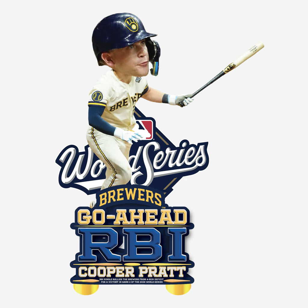 Cooper Pratt Milwaukee Brewers 2026 World Series Game 2 Go-Ahead RBI Bobblehead