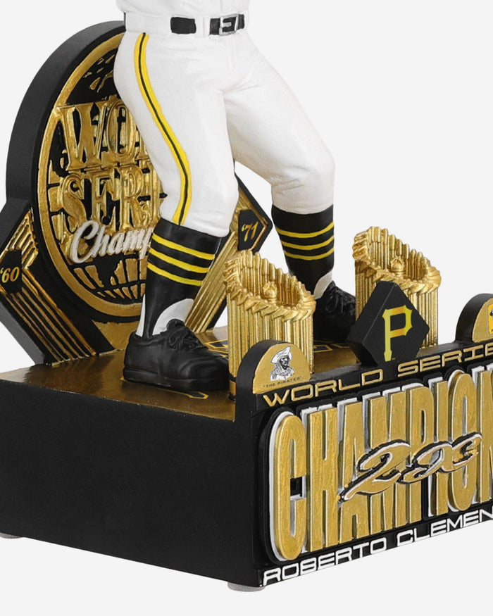 Roberto Clemente Pittsburgh Pirates 2X World Series Champions Bobblehead FOCO - FOCO.com