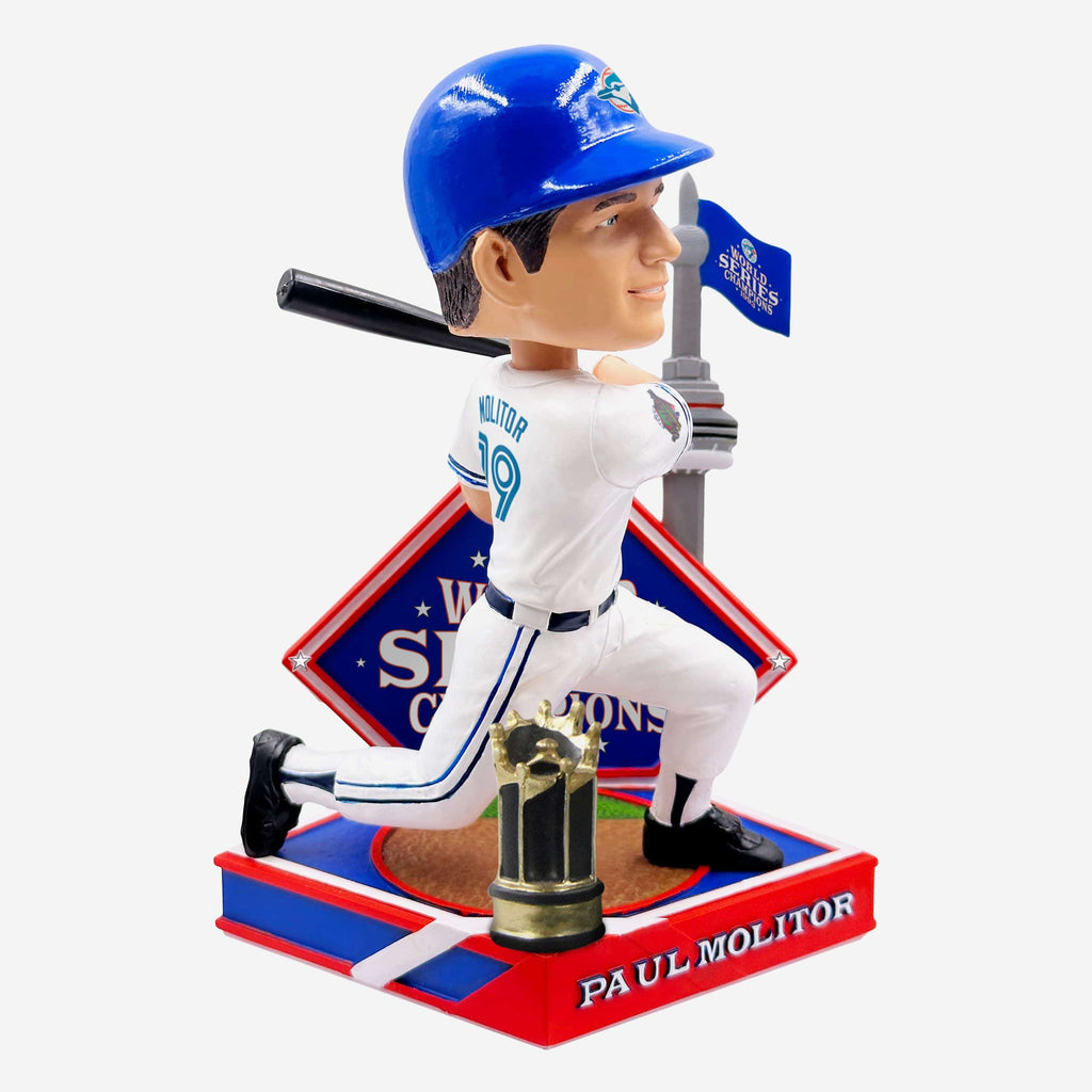 Paul Molitor Toronto Blue Jays 1993 World Series Champions 30th Anniversary Bobblehead FOCO - FOCO.com