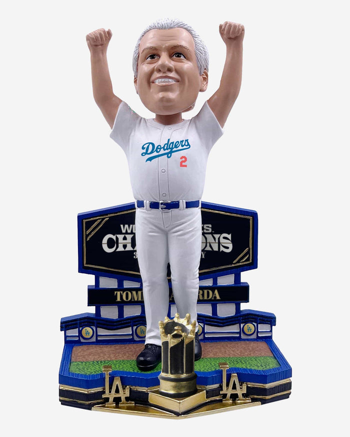 Tommy Lasorda Los Angeles Dodgers 1988 World Series Champions 35th Anniversary Bobblehead FOCO - FOCO.com