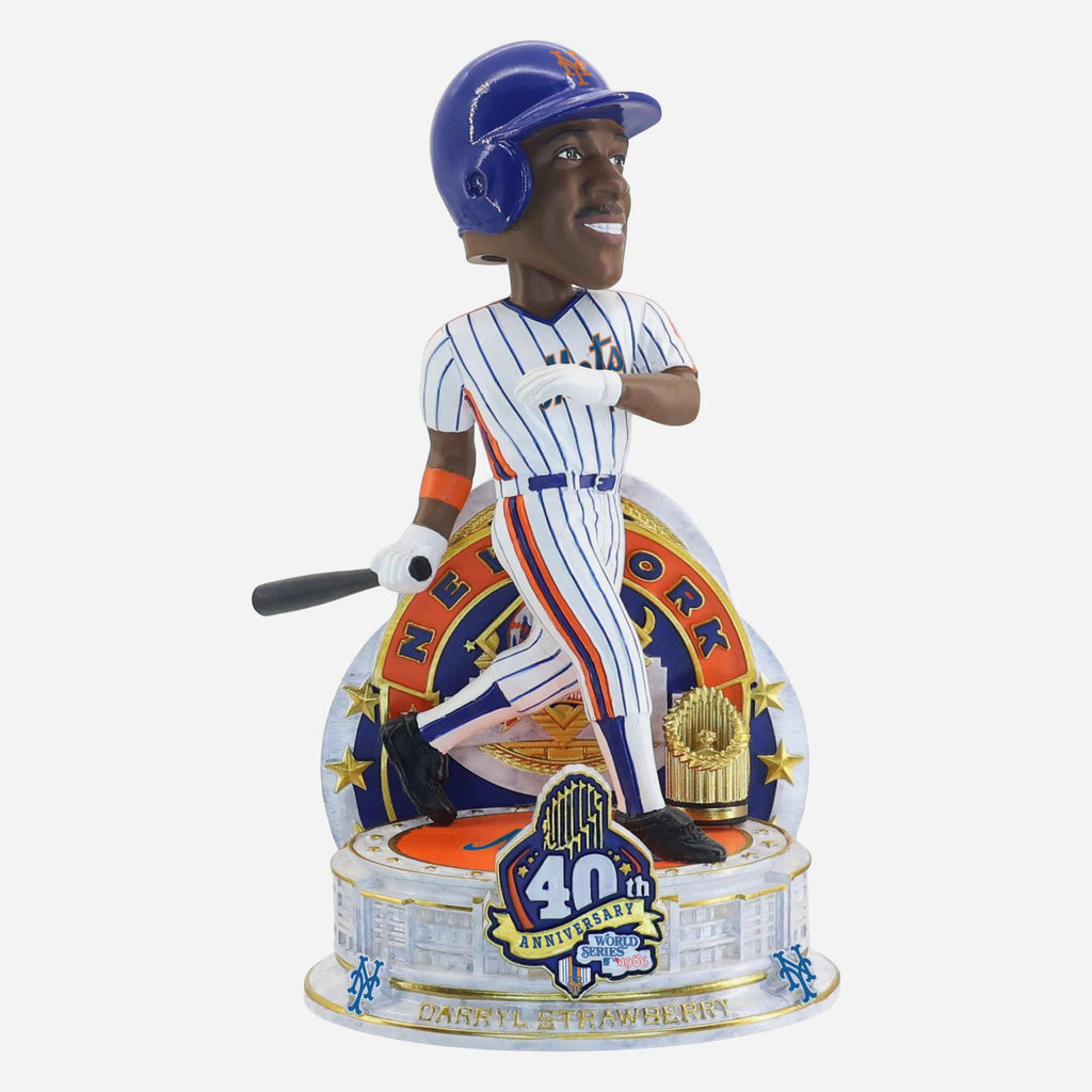 Darryl Strawberry New York Mets 40th Anniversary World Series Champions Bobblehead FOCO - FOCO.com