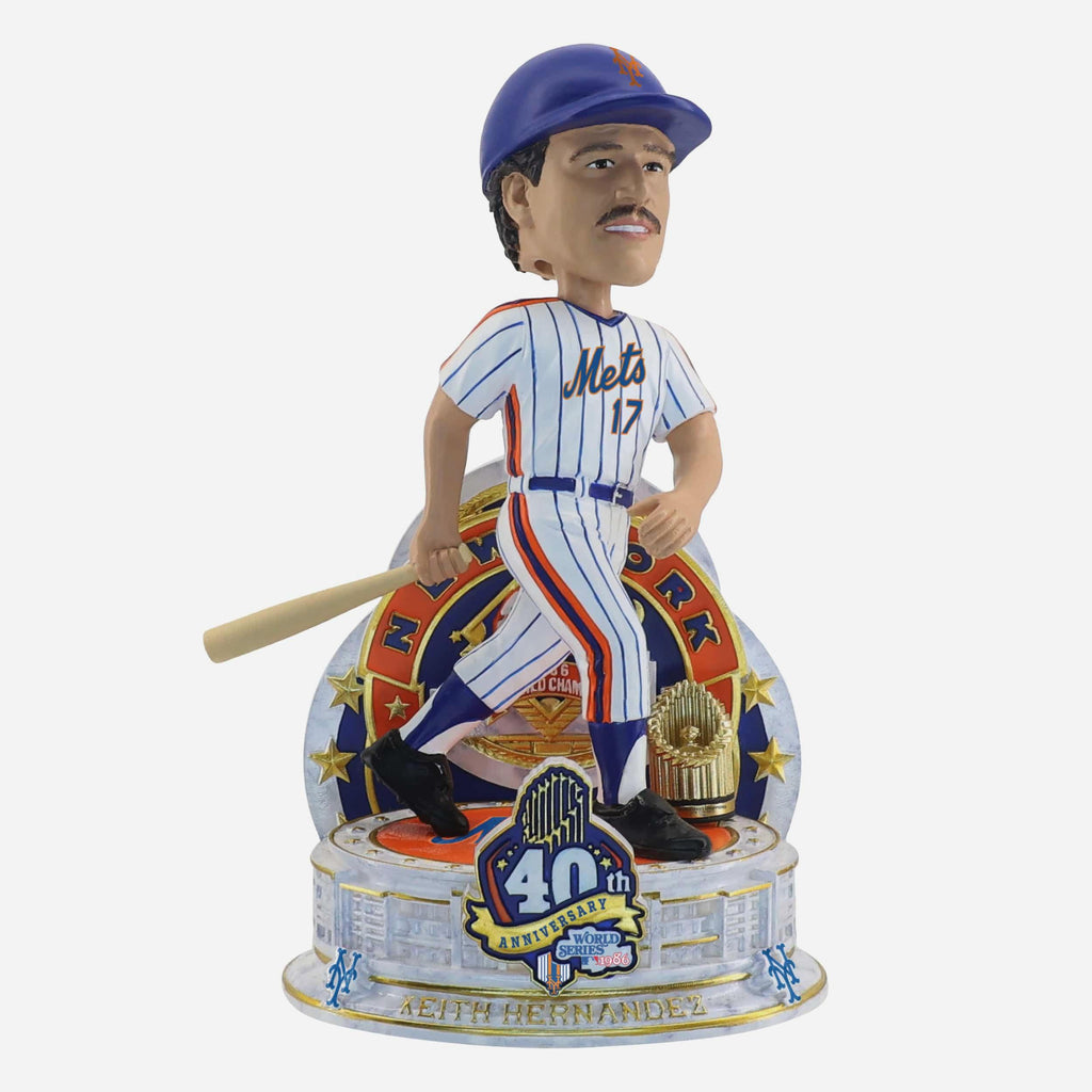 Keith Hernandez New York Mets 40th Anniversary World Series Champions Bobblehead FOCO - FOCO.com