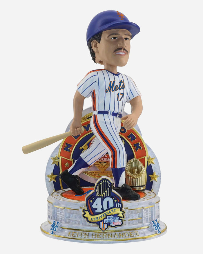 Keith Hernandez New York Mets 40th Anniversary World Series Champions Bobblehead FOCO - FOCO.com