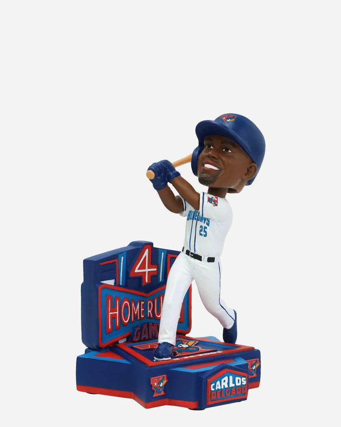 Carlos Delgado Toronto Blue Jays Four Home Runs in One Game Mini Bobblehead FOCO - FOCO.com