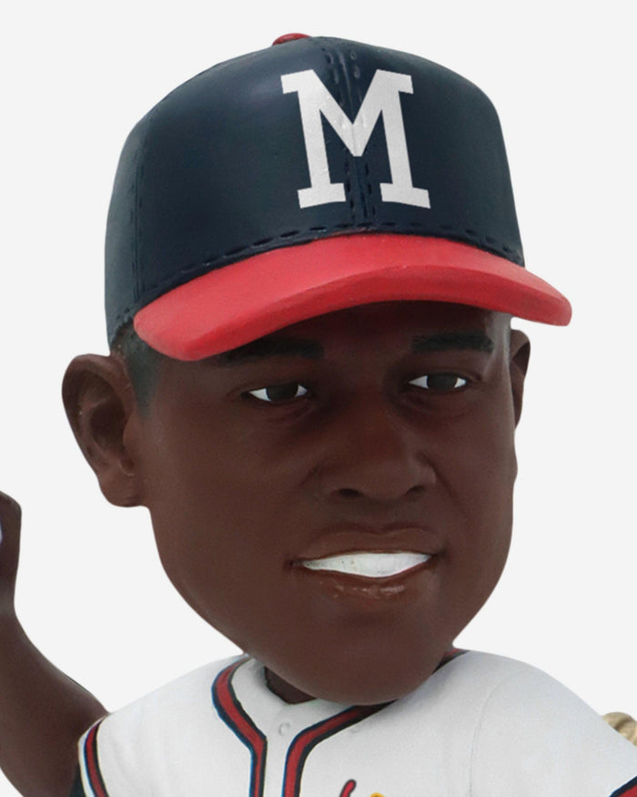 Hank Aaron Atlanta Braves 1958 Gold Glove Bobblehead FOCO - FOCO.com