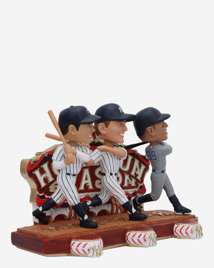 Babe Ruth & Roger Maris & Aaron Judge New York Yankees 60 Home Run Club Triple Bobblehead FOCO - FOCO.com