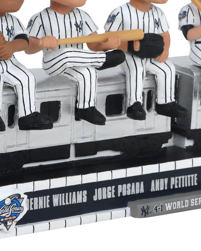 New York Yankees 2000 World Series Champions Subway Car Mini Bobblehead Scene FOCO - FOCO.com