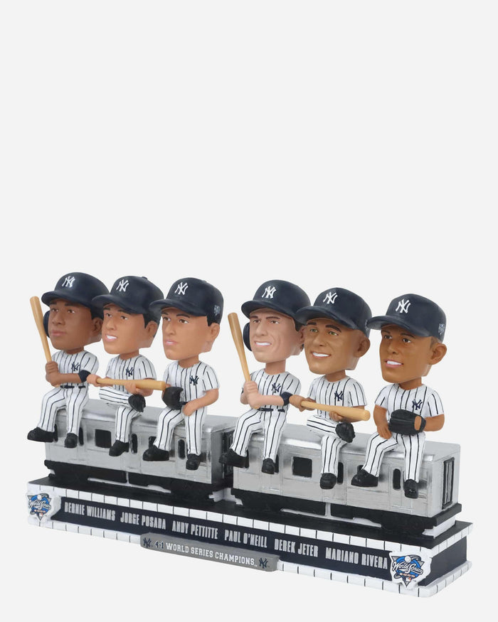 New York Yankees 2000 World Series Champions Subway Car Mini Bobblehead Scene FOCO - FOCO.com