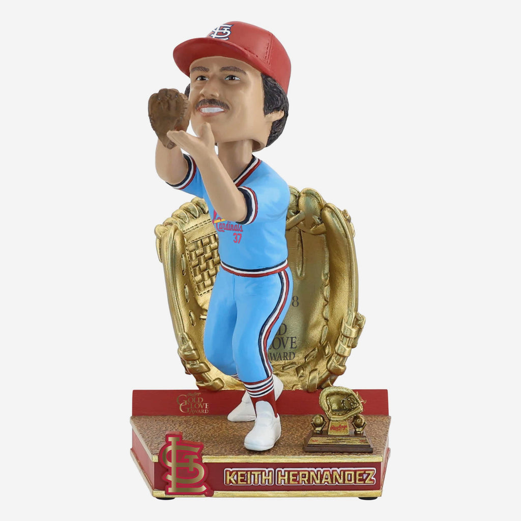 Keith Hernandez St Louis Cardinals 1978 Gold Glove Bobblehead FOCO - FOCO.com