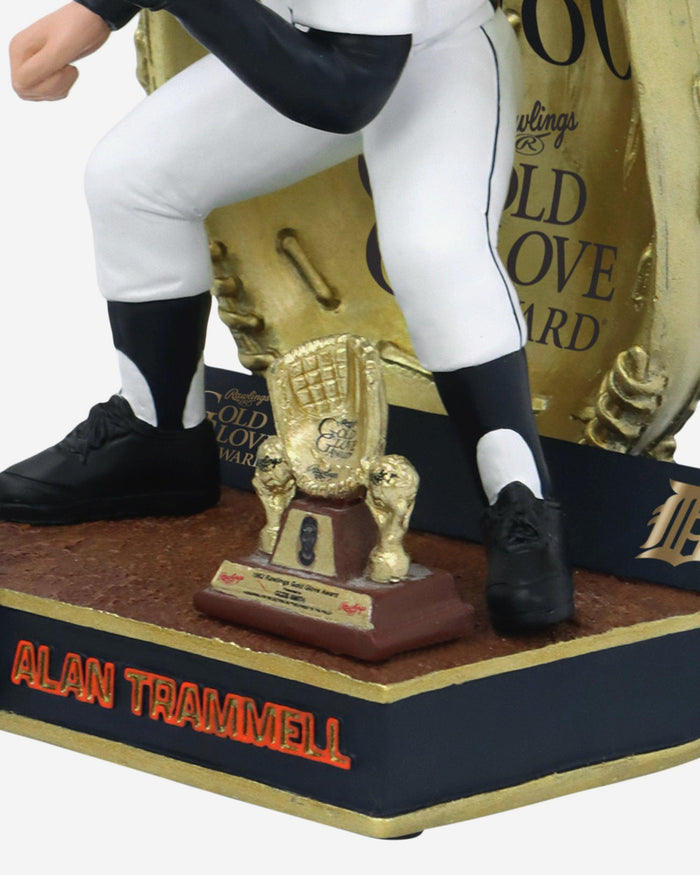 Alan Trammell Detroit Tigers 1980 Gold Glove Bobblehead FOCO - FOCO.com